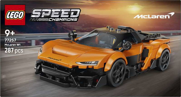 LEGO Speed Champions McLaren W1 77257, Voiture de Course Orange LEGO Speed Champions McLaren W1 77257, Voiture de Course Orange