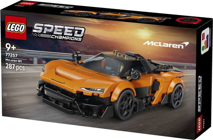 LEGO Speed Champions McLaren W1 77257, Voiture de Course Orange LEGO Speed Champions McLaren W1 77257, Voiture de Course Orange