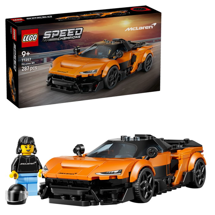 LEGO Speed Champions McLaren W1 77257, Voiture de Course Orange LEGO Speed Champions McLaren W1 77257, Voiture de Course Orange