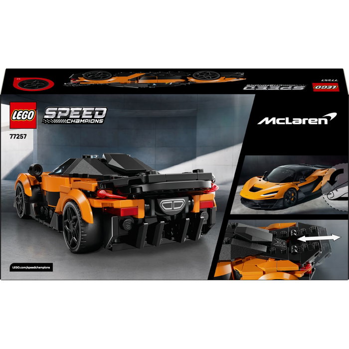 LEGO Speed Champions McLaren W1 77257, Voiture de Course Orange LEGO Speed Champions McLaren W1 77257, Voiture de Course Orange