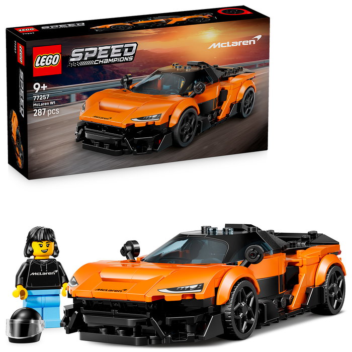 LEGO Speed Champions McLaren W1 77257, Voiture de Course Orange LEGO Speed Champions McLaren W1 77257, Voiture de Course Orange