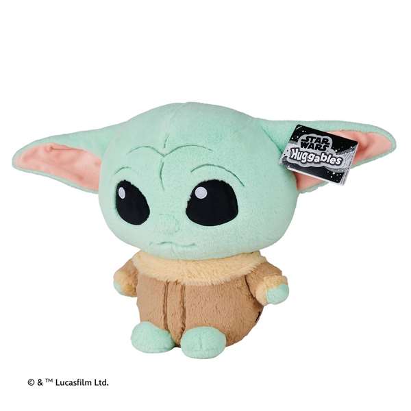Smoby Peluche Star Wars Grogu 35 cm en polyester - Jouet en peluche douce pour enfant