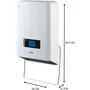 Domo Chauffage de salle de bain céramique intelligent mural blanc 2100 W