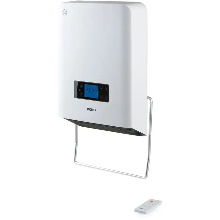 Domo Chauffage de salle de bain céramique intelligent mural blanc 2100 W