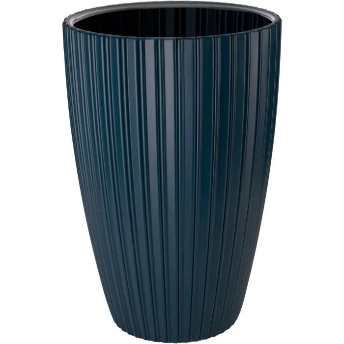 Pot de fleurs éco-responsable Garden ID Fancy - 40 x 58 cm - Bleu pétrole - Résistant aux chocs, gel et UV - Pour jardin, balcon, intérieur Pot de fleurs éco-responsable Garden ID Fancy - 40 x 58 cm - Bleu pétrole - Résistant aux chocs, gel et UV - Pour jardin, balcon, intérieur