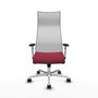 Piqueras y Crespo Chaise de Bureau Albacete Granat et Blanc