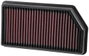 K&amp;N 33-3008 Filtre à air de remplacement