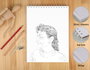 Innspiro Set de 2 blocs de papier pour esquisse A4 et A3, 30 pages 160g