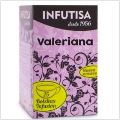 INFUTISA Valeriana Infusion 25 sachets - Tisane relaxation sommeil INFUTISA Valeriana Infusion 25 sachets - Tisane relaxation sommeil