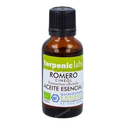 Terpenic Romero Cineol Huile Essentielle Bio 30 ml - Rosmarinus officinalis Terpenic Romero Cineol Huile Essentielle Bio 30 ml - Rosmarinus officinalis