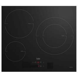 Beko HII63405MT Plaque à induction 3 foyers 60 cm Noir