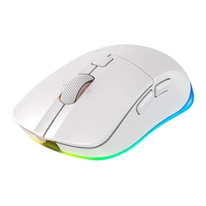 Cherry Xtrfy M50 Wireless - Souris gamer sans fil Bluetooth 2.4 GHz, ergonomique, RGB, 100h autonomie, capteur performant, logiciel Cherry Utility