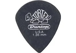 Dunlop Pack De 12 Tortex Jazz Pitch Black 1,35mm - Médiators Guitare