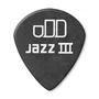Dunlop Tortex Jazz III Pitch Black 1,35 mm (Pack de 12)