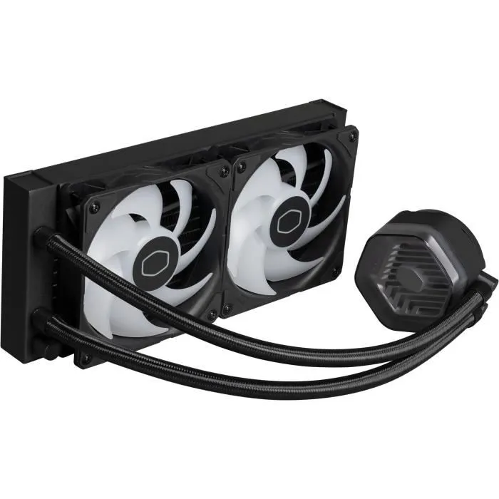 Cooler Master MasterLiquid 240 Atmos MLX-D24M-A25PZ-R1 Kit de refroidissement liquide AIO 240 mm Noir Cooler Master MasterLiquid 240 Atmos MLX-D24M-A25PZ-R1 Kit de refroidissement liquide AIO 240 mm Noir