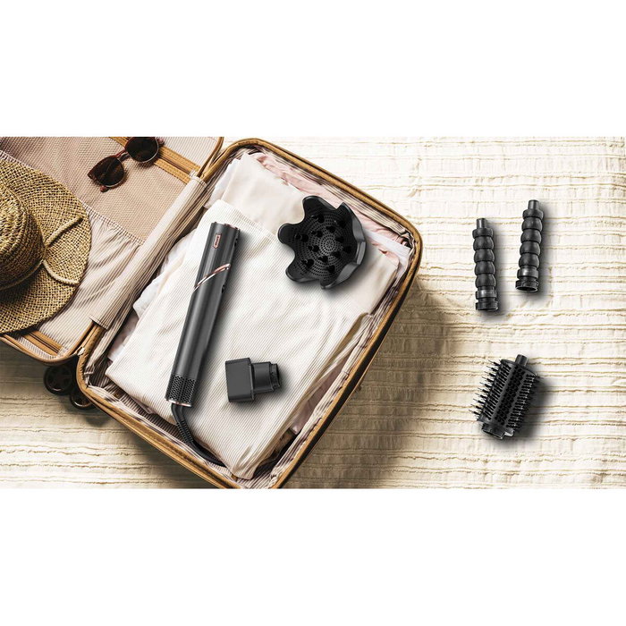 Shark FlexStyle HD446EU - Sèche-cheveux & Styler 2 en 1 - Noir et Rose