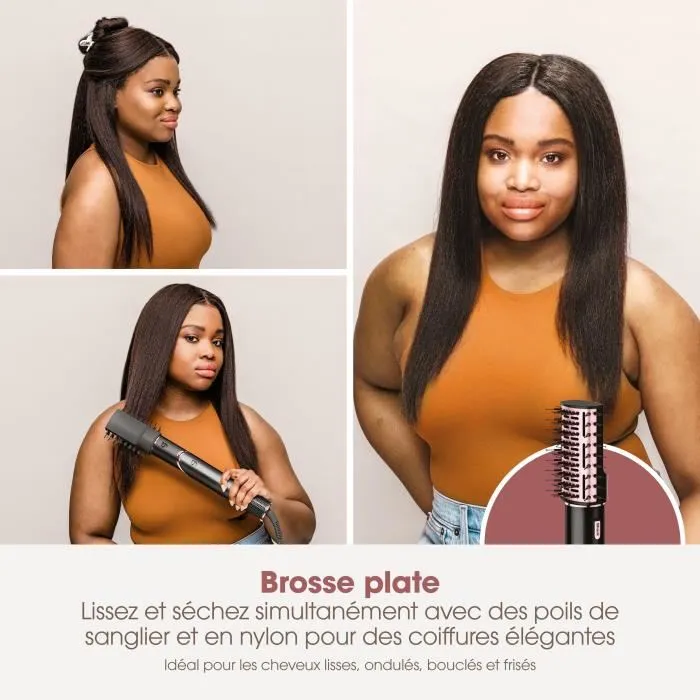 Shark - FlexStyle HD446EU - Sèche-cheveux & Styler 2 en 1 - 5 Accessoires - 1400 W - Noir - Edition 2024