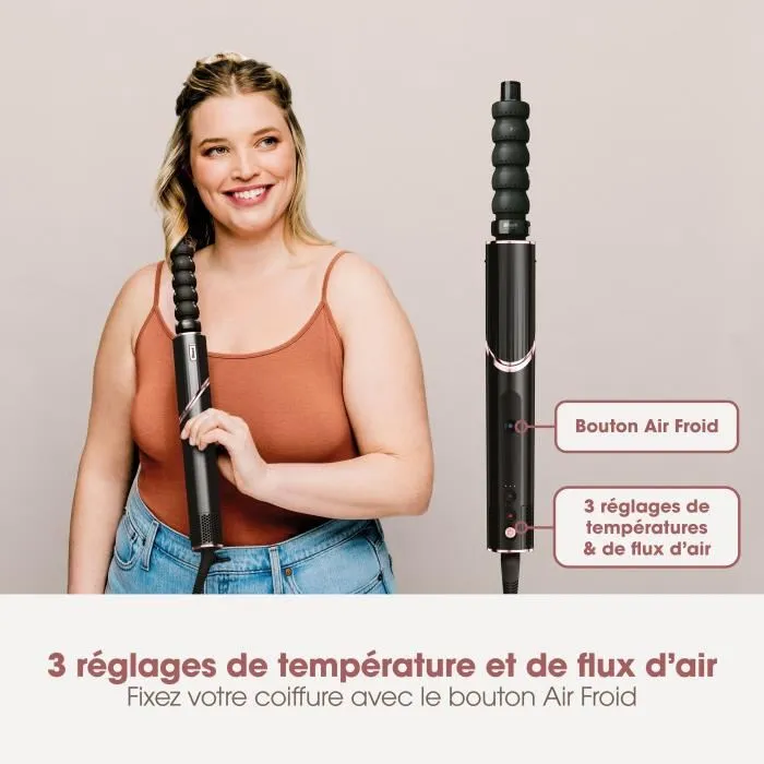 Shark - FlexStyle HD446EU - Sèche-cheveux & Styler 2 en 1 - 5 Accessoires - 1400 W - Noir - Edition 2024