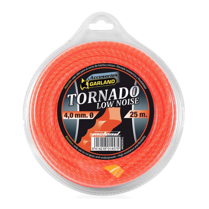 Fil de coupe Garland Tornado X 71023X2540 25 m 4 mm Faible niveau de bruit Fil de coupe Garland Tornado X 71023X2540 25 m 4 mm Faible niveau de bruit