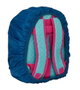 Safta Funda Impermeable pour Mochila Petite - Housse de Protection Contre l'Eau 27 x 50 x 36 cm en Polyester - Âge Recommandé: 3 Ans - Azur Marine