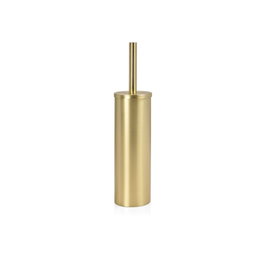 Andrea House Escobillero WC en acier inoxydable doré ø 9 x 40,5 cm
