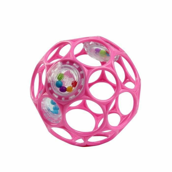 Bright Starts Oball Hochet facile à saisir Rose Bright Starts Oball Hochet facile à saisir Rose