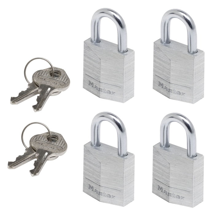Master Lot de 4 cadenas 9120EURQNOPCC en aluminium et acier