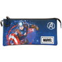 Karactermania - Étui triple compartiments Captain America Marvel - Dimensions : 23 x 11 x 10 cm