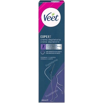 Veet Expert Crème Dépilatoire Jambes et Corps 200 ml