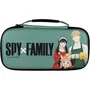 Konix - Housse de transport et protection pour Nintendo Switch 2, Switch et Switch OLED - Motif Spy x Family Forger - Vert - Avec filet intérieur et 8 compartiments pour cartouches