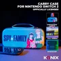 Konix - Housse de transport et protection pour Nintendo Switch 2, Switch et Switch OLED - Motif Spy x Family Forger - Vert - Avec filet intérieur et 8 compartiments pour cartouches
