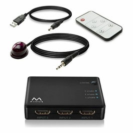 Ewent EW3730 Commutateur HDMI 4K 3x1 Noir