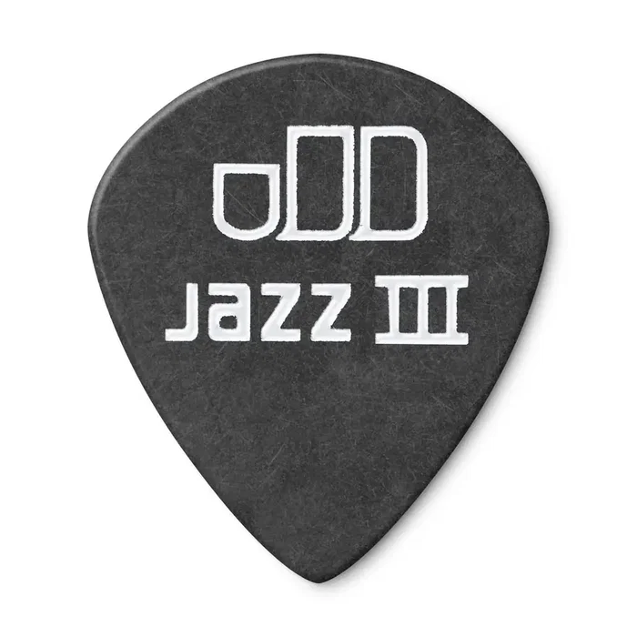 DUNLOP Tortex Jazz III Pitch Black 0,88 mm (Pack de 12)