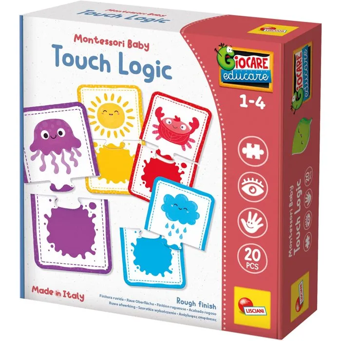 Lisciani Giochi Baby Logic Pieces Sensitives - Jeu éducatif tactile Lisciani Giochi Baby Logic Pieces Sensitives - Jeu éducatif tactile