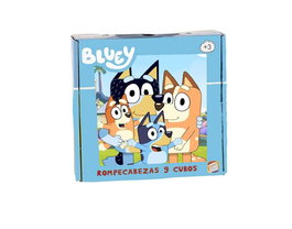 CEFA Puzzle d'association Bluey 9 Cubes avec 6 images - Jeu éducatif pour enfants dès 3 ans - Référence 88319