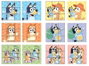 CEFA Puzzle d'association Bluey 9 Cubes avec 6 images - Jeu éducatif pour enfants dès 3 ans - Référence 88319