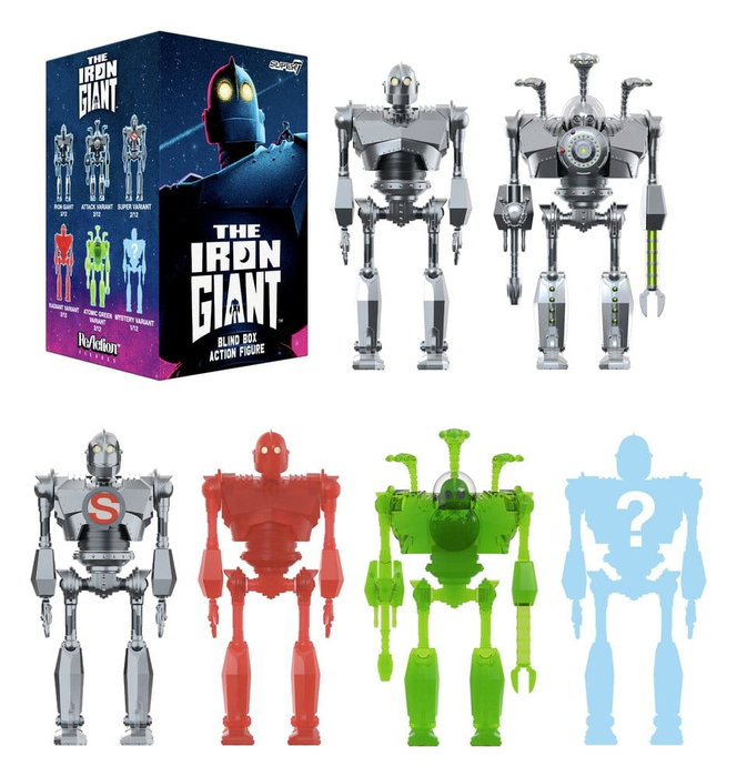 Super7 Le Géant de fer figurines Wave 01 Blind Box Display (12) Super7 Le Géant de fer figurines Wave 01 Blind Box Display (12)