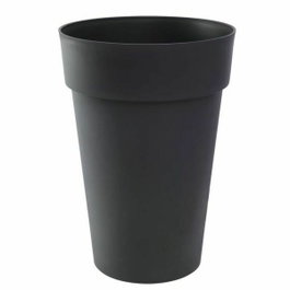 Bouchonnerie Jocondi Pot de fleurs Toscane Rond Gris Anthracite Ø 46 x H 65 cm