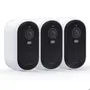 Arlo Essential2 Pack de 3 Caméras de Sécurité Connectées Extérieur Sans Fil - Résolution 2K, Vision Nocturne Couleur, Autonomie 6 Mois, 130°