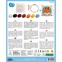 Sentosphere - Kit de Broderie Punch Needle Aiguille Magique - Art & Créations - Renard - Initiation au Crochet - Dès 6 Ans - Illustration pour Tableau ou Coussin