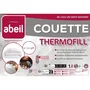 Abeil Couette Chaude Hiver 200 x 200 cm - 400 gr/m² - Enveloppe Microfibre - Thermofill - Lavable Machine - Fabriquée en France