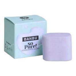 BANBU So Pure Déodorant Solide 50 g - Déodorant Sans Aluminium Bio et Naturel pour Homme et Femme