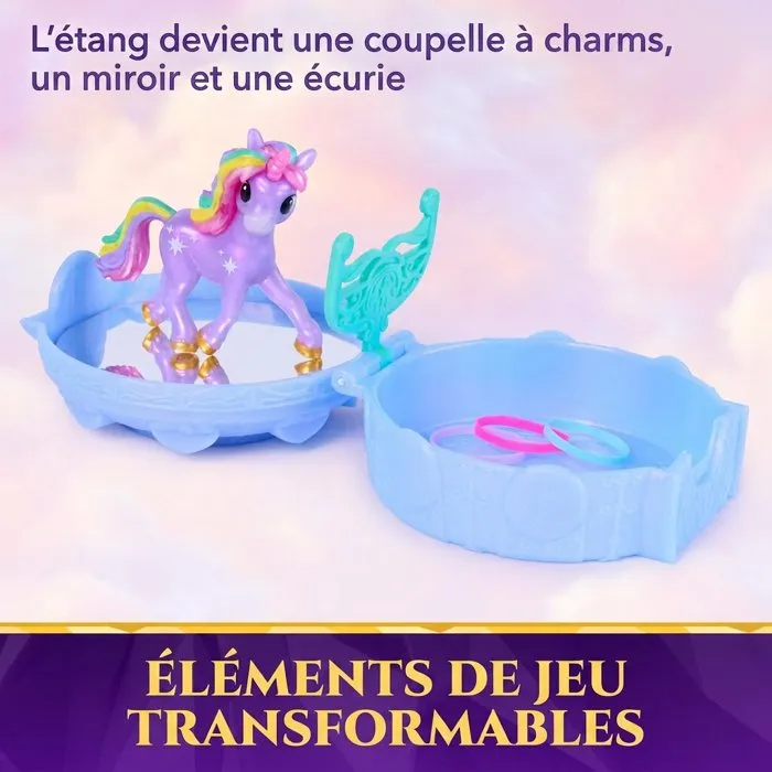 Spin Master Tête à coiffer 2 en 1 Licorne Wildstar - Unicorn Academy