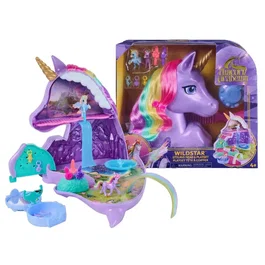Spin Master Tête à coiffer 2 en 1 Licorne Wildstar - Unicorn Academy