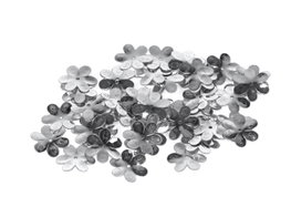 Innspiro Paillettes fleurs argentées 11mm