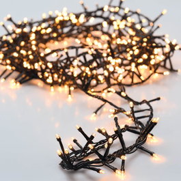 Guirlande lumineuse de type épine, 400 LED blanc chaud, 8 m