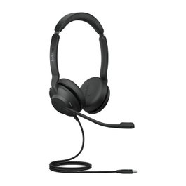 Jabra Evolve2 30 - Casque micro USB-A/USC-C filaire supra-auriculaire pour téléphonie avec réduction de bruit passive, plug-and-play, 2 ans garantie