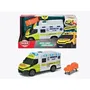 Dickie Toys - Ambulance Samu - Réplique IVECO Daily - Roue libre avec effets sonores et lumineux - Jouet pour enfant dès 3 ans