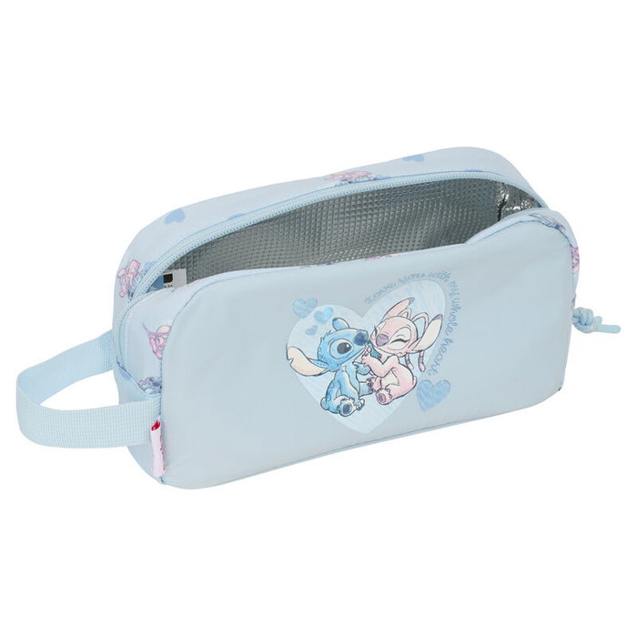 Disney Stitch Thermos Porte-Petit-Déjeuner Isotherme en Aluminium avec Poignée et Compartiment à Fermeture Éclair 21,5x6,5x12cm Disney Stitch Thermos Porte-Petit-Déjeuner Isotherme en Aluminium avec Poignée et Compartiment à Fermeture Éclair 21,5x6,5x12cm
