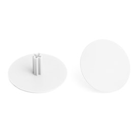 HERRAJES ALK Support d'étagère OR d5-10 L18 nickel avec caoutchouc